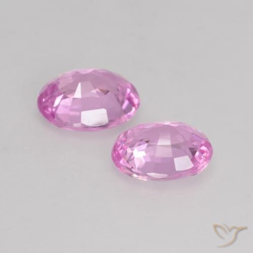 Pedras preciosas de Safira Roxo Intenso natural de 0.78 ct, oval, VVS-VS