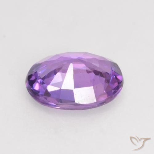 Safira Rosa Vivo Violeta Natural 0.54ct, oval, VVS-VS