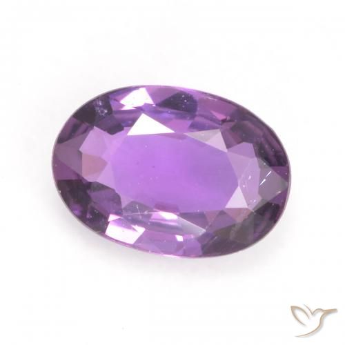 0.52ct Natural Violeta médio Safira, oval, VVS-VS