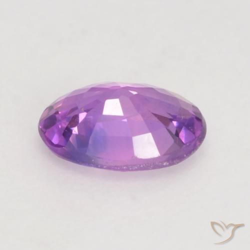 Safira Rosa Violeta Intenso Natural 0.58ct, oval, VVS-VS