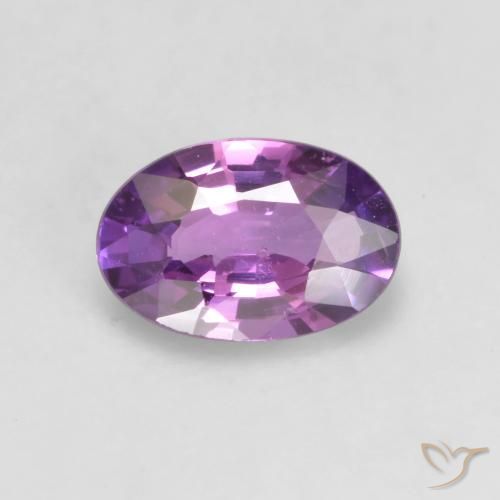 0.48ct Natural Rosa Violeta Intenso Safira, oval, VVS-VS