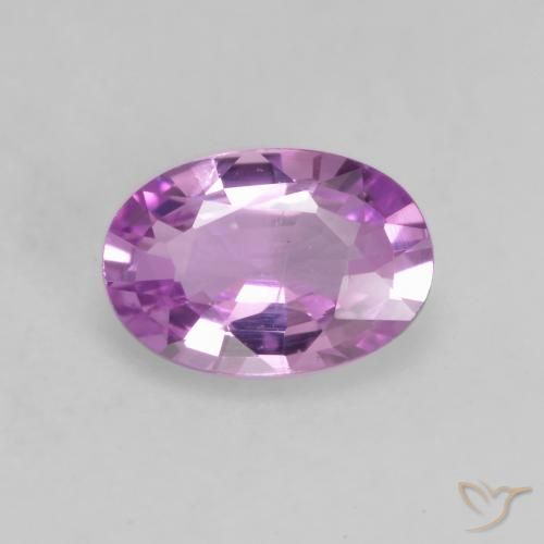 0.52ct Natural Roxo rosado Safira, oval, VS