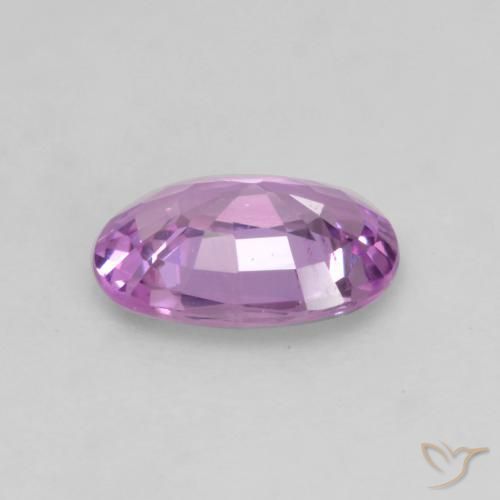Safira Roxo rosado Natural 0.52ct, oval, VS