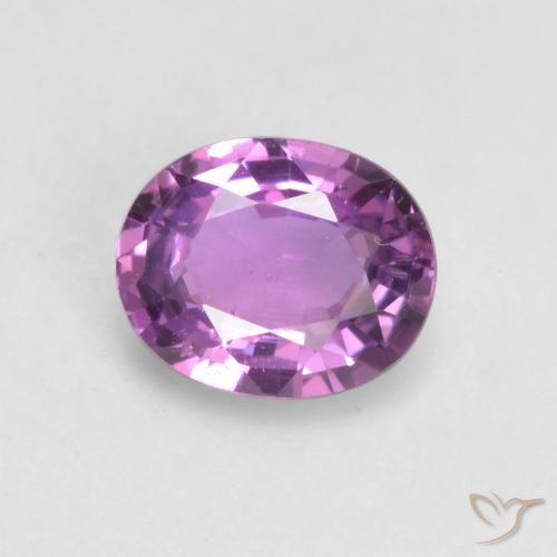 0.57ct Natural Violeta Roxo Safira, oval, VS