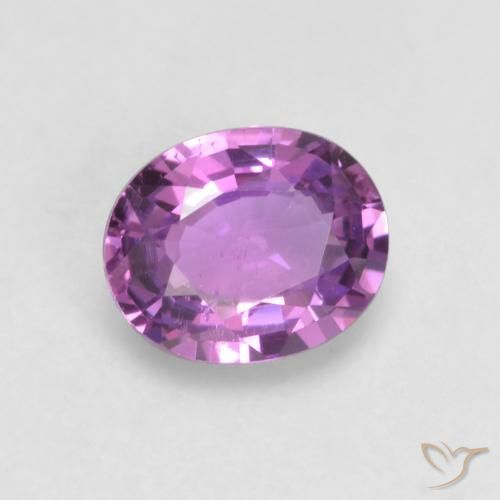 Safira Violeta Roxo Natural 0.57ct, oval, VS