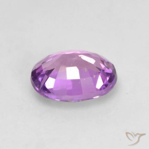 Safira Violeta Roxo Natural 0.57ct, oval, VS