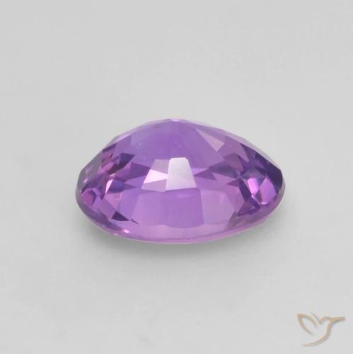 Safira Rosa Vivo Violeta Natural 0.56ct, oval, VS