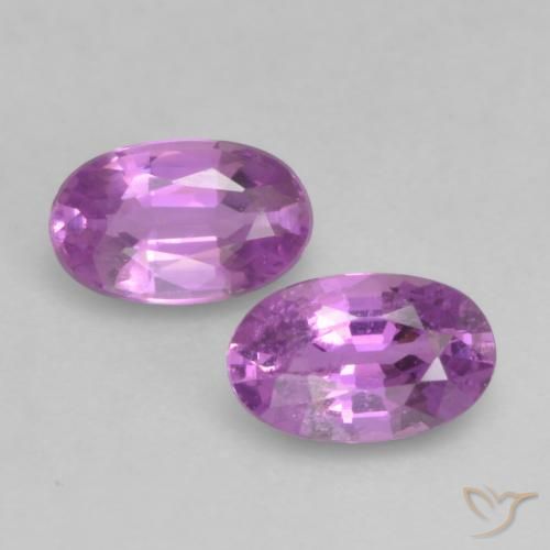 0.60ctw Natural Roxo Intenso Safira, oval, VVS-VS