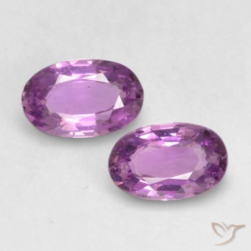 0.58ctw Natural roxo elétrico Safira, oval, VVS-VS