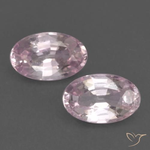 0.61ctw Natural Rosa bem claro Safira, oval, VVS-VS
