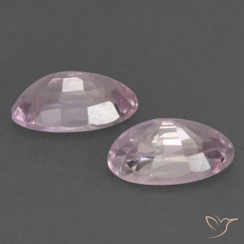 Pedras preciosas de Safira Rosa bem claro natural de 0.61 ct, oval, VVS-VS