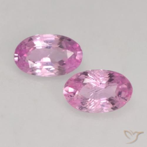 0.48ctw Natural Rosa Intenso Safira, oval, VVS-VS