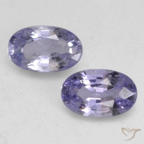 0.67ctw Natural Violeta Médio-claro Safira, oval, VVS-VS