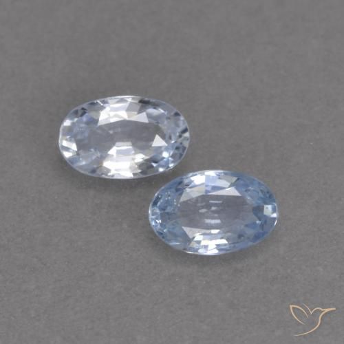 0.58ctw Natural Claro Safira, oval, VVS-VS