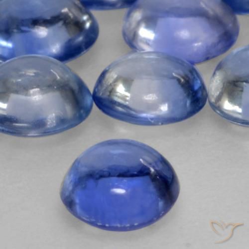 Safira Azul Natural 0.31ct, Redondo, Transparente