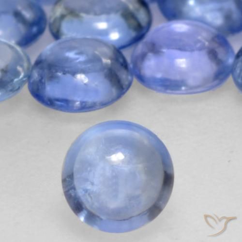 0.23ct Natural Bebê azul Safira, Redondo, Transparente