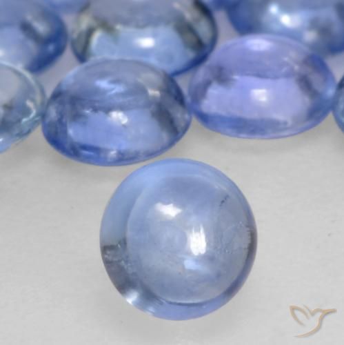 Safira Bebê azul Natural 0.23ct, Redondo, Transparente