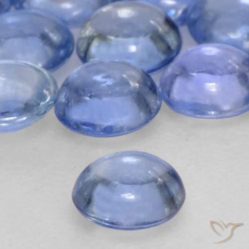 Safira Bebê azul Natural 0.23ct, Redondo, Transparente