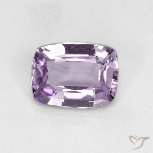 0.54ct Natural Violeta claro de íris Safira, Almofada, VVS-VS
