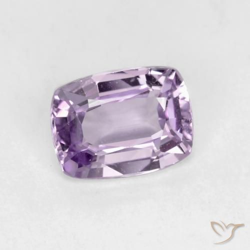 Safira Violeta claro de íris Natural 0.54ct, Almofada, VVS-VS