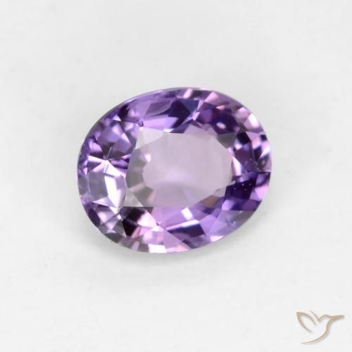 Safira Violeta Púrpura Natural 0.58ct, oval, VS