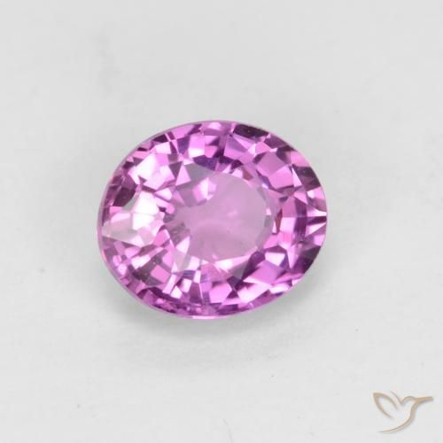 Safira Violeta Roxo Natural 0.67ct, oval, VVS-VS