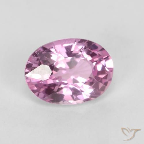 Safira Roxo rosado Natural 0.83ct, oval, VVS-VS
