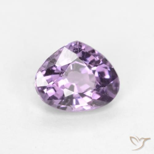 Safira Violeta médio Natural 0.39ct, Formato de pêra, VVS-VS