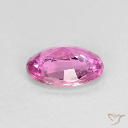 Safira roxo médio Natural 0.43ct, oval, VS
