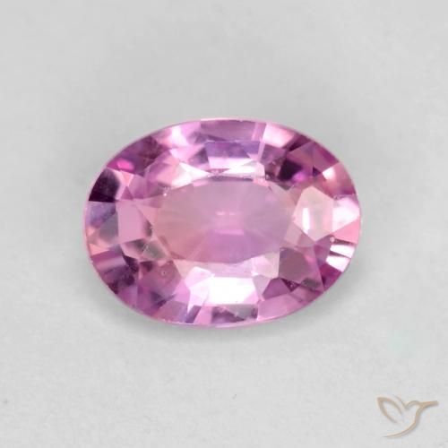 0.58ct Natural Roxo rosado Safira, oval, VS