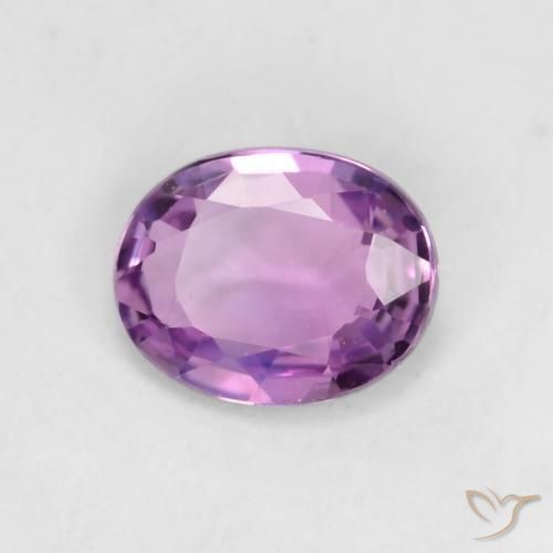 Safira Rosa Vivo Violeta Natural 0.42ct, oval, VVS-VS