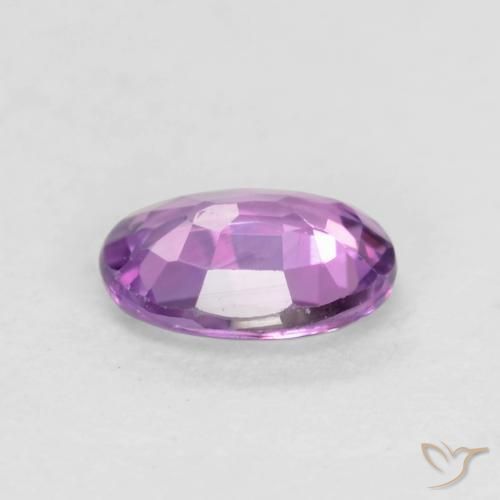 Safira Rosa Vivo Violeta Natural 0.42ct, oval, VVS-VS