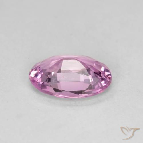Safira Roxo rosado Natural 0.71ct, oval, VVS-VS