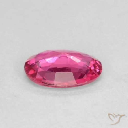 Safira Rosa médio-escuro Natural 0.42ct, oval, VS
