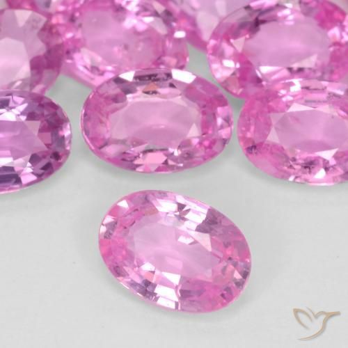 Safira roxo médio Natural 0.50ct, oval, VVS-VS