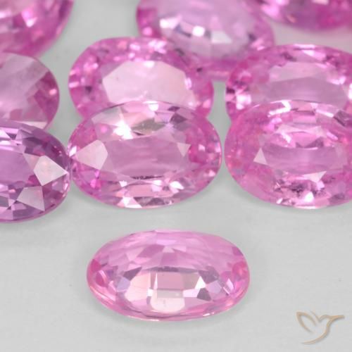 Safira roxo médio Natural 0.50ct, oval, VVS-VS