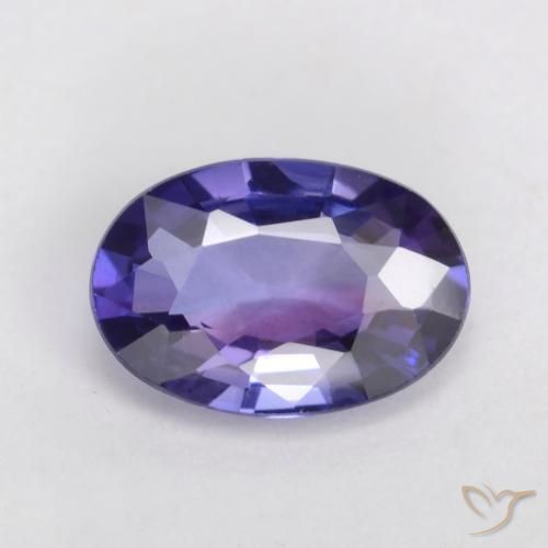 0.50ct Natural Roxo Rosa Safira, oval, VS