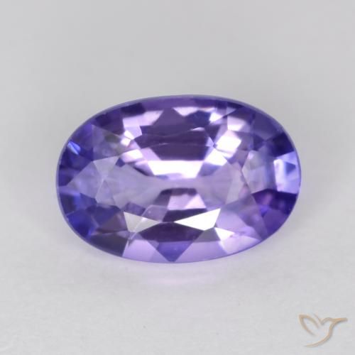 0.55ct Natural Roxo profundo Safira, oval, VS