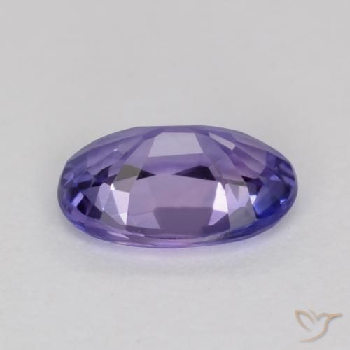 Safira Roxo profundo Natural 0.55ct, oval, VS