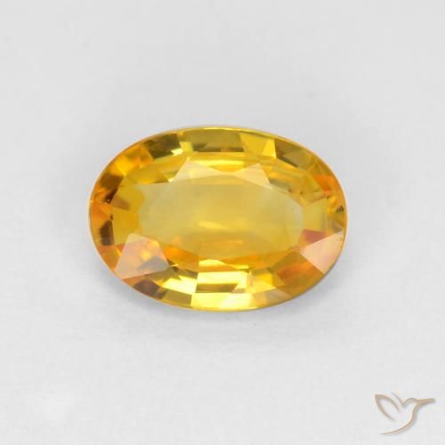 0.62ct Natural Dourado Safira, oval, VVS-VS