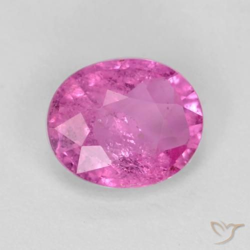 Safira Roxo Intenso Natural 0.73ct, oval, SI