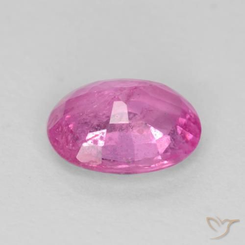 Safira Roxo Intenso Natural 0.73ct, oval, SI