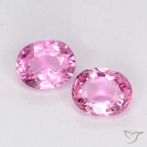 0.88ctw Natural rosa médio Safira, oval, VS-SI