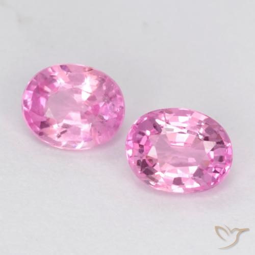 0.90ctw Natural rosa médio Safira, oval, VS-SI