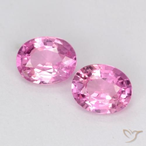 0.84ctw Natural Roxo Real Rosa Safira, oval, VS-SI