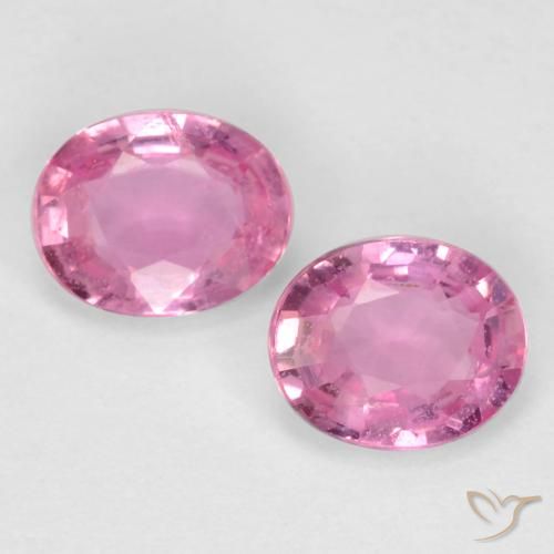 0.82ctw Natural Rosa Safira, oval, VS-SI