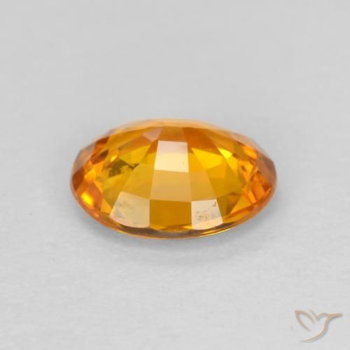 Safira Ouro Natural 0.70ct, oval, VS