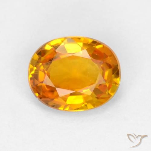 0.53ct Natural Ouro Safira, oval, VS