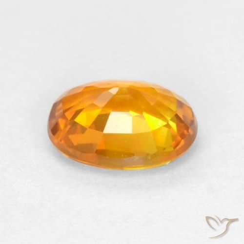 Safira Ouro Natural 0.53ct, oval, VS