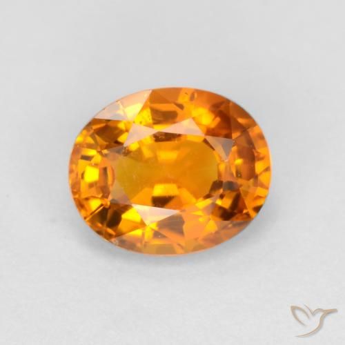 0.72ct Natural Ouro Safira, oval, VS